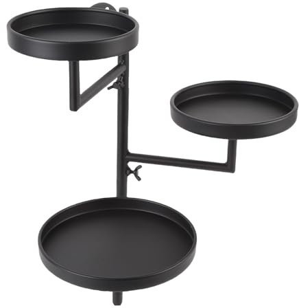 Depisuta Étagères de Plantes de Fenêtre en Rotation, Support de Plante en Métal Intérieur à 3 Niveaux, Cadeaux de Seuil de Fenêtre pour Petits Espaces, Support de Plantes Murales