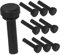 KITANDOVE 10pcs Rubber Feet for Gas Stove Grate Durable Replacement Pads Increases Stability Height Prevents Sliding for Gas Ranges Cookers