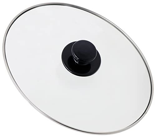 SPARES2GO Complete Oval Glass Lid & Knob Handle Morphy Richards 3.5L Slow Cookers