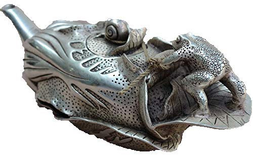 ZHIBO Archaize Cupronickel - Tetera (Porcelana), diseño de Rana China