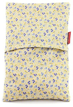 Saco Térmico de Semillas para microondas Aroma Lavanda, Azahar o Romero para aplicar Calor seco Natural 100% Algodón Jardín (Lavanda, S (23 x 15 x 2 CM con Funda))