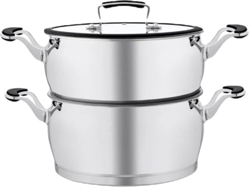 Stainless Steel Couscous Maker, Stone Interior, 6 L