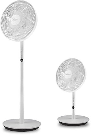 ARDES | AR5PR4001 Ventilatore a Piantana Potente Silenzioso 7 Pale 30cm Oscillante con Altezza e Inclinazione Regolabile Ventilatore a Stelo Ardes 3 Velocità Modello 2 in 1