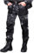 REIS FORECO-T MOB52 Pantaloni da Lavoro per Uomo, Protettivi, Antitaglio, Cargo, 80% Poliestere 20% Cotone, Camuffamento Nero, Taglia 52