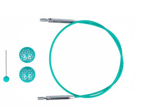 KnitPro Cable, Blue, One Size