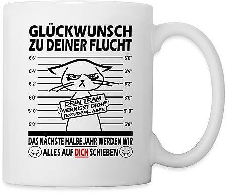 Spreadshirt Abschiedsgeschenk Für Kollegen Jobwechsel Tasse Für Verräter Tasse, One size, Weiß