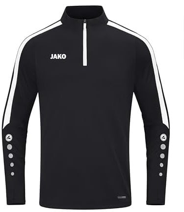 JAKO Herren Ziptop Power, Schwarz, S