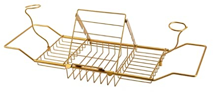 Support de Baignoire télescopique en métal étagère de boîte de Rangement en Verre à vin rétractable