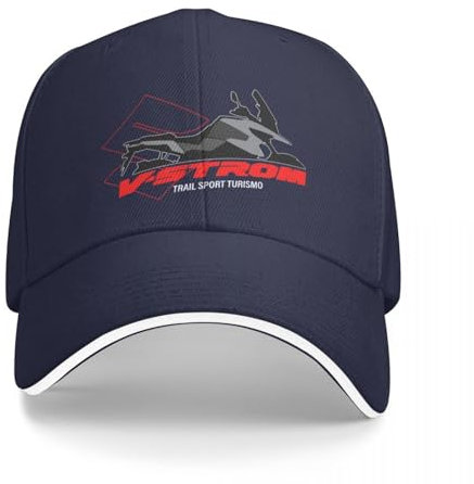 OAKITA Basecap VSTROM Turismo RED Baseballkappe Strandtasche Anime Strandausflug Hüte Herren Damen