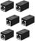 6 Pcs RJ45 Coupler Extender, Ethernet Cable Extender Connector LAN Ethernet Cable Adapter, Network Coupler Connector for Cat7/Cat6/Cat5 Adapter-Female to Female