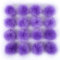 6 Stück 15-18cm Kunstfell Pompons, Kunstfell Bommeln zum Basteln, Künstliche Fellbommel Flauschige Bommel Pom Pom zum Basteln DIY Kreative Handwerk Mützen Handschuhe Tasche Anhängern Dekor,Lila