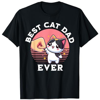 Best Cat Dad Ever - Meilleur chat papa jamais chat cadeau T-Shirt