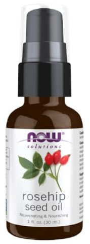 NOW Foods Olio essenziale di semi di rosa canina, 30 ml, cura naturale per la rigenerazione della pelle e l'idratazione