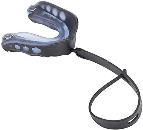 Mundschutz für Erwachsene mit Lebensmittelechtem EVA, GEL-FTM-Polster, Optimaler Schutz, für Boxen, Basketball, Rugby (Blau)
