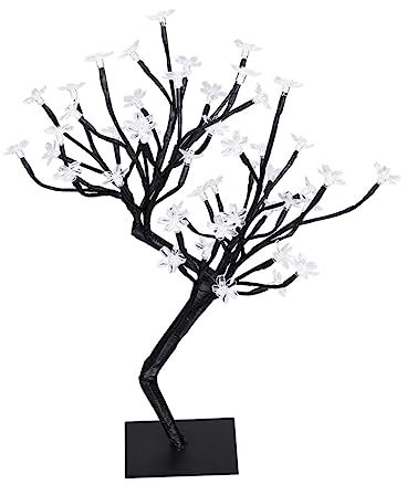 IMIKEYA Lampada a LED decorativa albero di ciliegio artificiale luci USB per decorazione interna per soggiorno camera da letto e ufficio