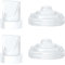 2Pcs Duckbill Valves and 2Pcs Diaphragm Compatible with Momcozy M5 Wearble Breast Pump, Breast Pump Replacement Accessories for M5 Momcozy, M5 Pump Replacement Accessories