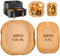 Inwee 120 PCS Air Fryer Liners for Tefal 5.2L & 3.1L Dual Air Fryer, Disposable Paper Liners, Air Fryer Accessories for Tower/Lakeland/Salter and Other Large & Small 2 Drawer Basket Air Fryer