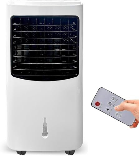 JUNG LifetimeDay Mobile Klimaanlage ohne Abluftschlauch, 3-in-1 Luftkühler, Luftbefeuchter & Luftreiniger, 9L Wassertank, 750 m³/h Luftdurchsatz, leise, energiesparend