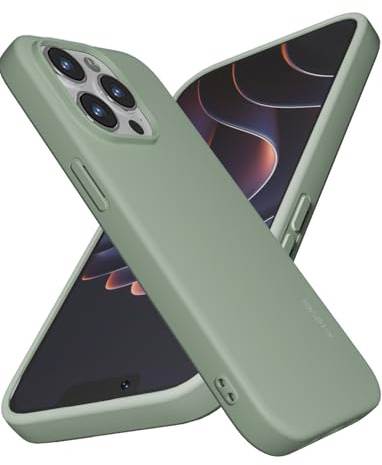 X-level Cover per iPhone 13 Pro Max, Morbida, Antiscivolo, Verde Chiaro | Custodia Sottile in Silicone, Aderente, Finitura Satinata Anti-Impronte, Bordo Rialzato per Fotocamera e Accesso ai Comandi