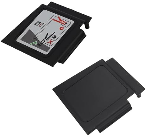 2 Stück Batteriepolabdeckung, Positiv-Negativ-Klemmen Polschutzkappe Schutzkappe Batteriepol, OE-Nummer 5Q0971813A für die Meisten Automodelle