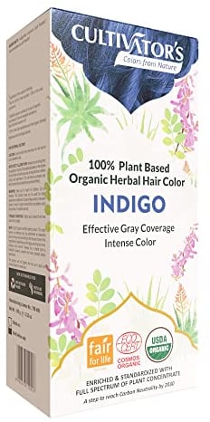 Cultivator's Organic Herbal Hair Colour - Indigo 100g