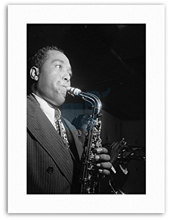 Wee Blue Coo MUSIC CHARLIE PARKER JAZZ MUSIC SAX LEGEND Vintage Music Canvas art Prints