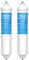 2X AQUACREST FF35C5J Fridge Freezer Water Filter, Replacement for Samsung (ONLY External) DA29-10105J DA99-02131B HAFEX/EXP American Style DA2010CB (2)