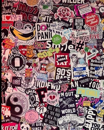 Blank Sticker Book: Blank Sticker Album For Collecting Stickers Gift For Kids Adults Collectors, Empty Sticker Book To Add Your Own Stickers, Collection Book