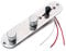 Alnicov Fully Loaded Control Plate Pre-Wired 3-Way Control Plate With Wiring Harness For Fender Tele Telecaster Electric Guitar,Chrome