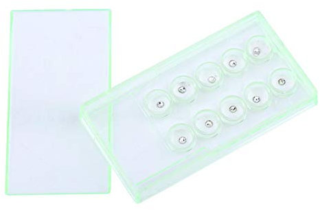 Zahnkristall-Ornamente, 10 Stück Zahnschmuck-Set, 2 mm Acryl glitzernde Nägel Dekor für Zahndekoration