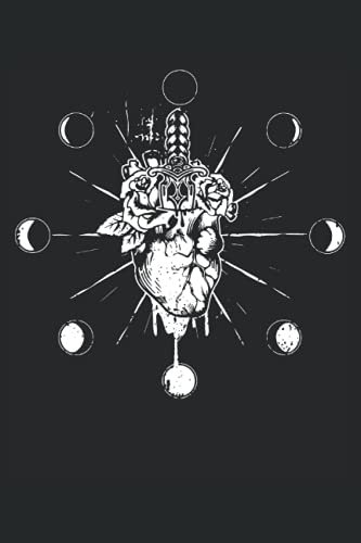 Herz Schwert Rose Tarot Witchcraft Astrologie Tattoodesign Line Art: RÄTSELBUCH - 100x SUDOKU MEDIUM - Lustiges Witchcraft Okkult Geschenk, ... Buch, Sketch, Planer, Gehirnjogging, Logik