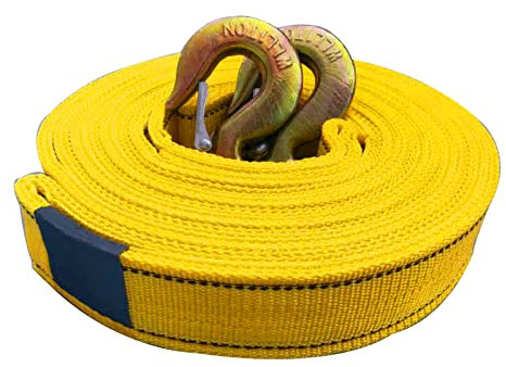 HARICSET Corde De Remorquage Épaississement 4 5m Heavy Duty Ceinture De Remorquage 5 8T 4x4 Corde De Remorquage De Voitures for La Voiture SUV Véhicule Yacht Agricole(Size:4m 8T)