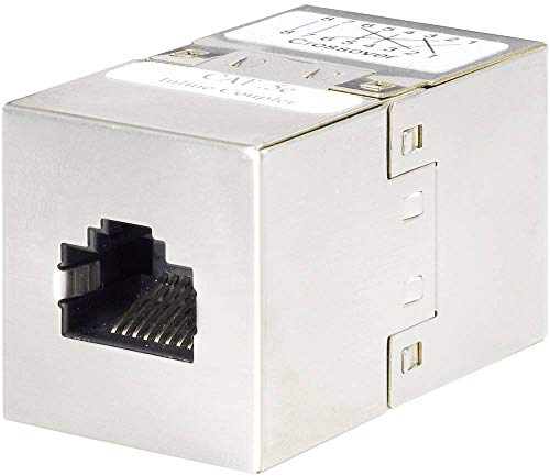 Renkforce Adaptateur réseau RJ45 (croisé) CAT 5e [1 x prise RJ45 – 1 x prise RJ45] en métal