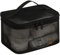 Lizbin Mesh-Kosmetiktasche Reise-Kulturbeutel, tragbare Mesh-Kosmetiktasche Make-up-Organizer-Tasche, Reisetasche mit Tragegriff, Mesh-Reißverschlusstasche für Reisezubehör für das Heimbüro (Schwarz)