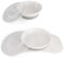 Twistshake Set Vaisselle Bébé Mini + Bol | Assiette Ventouse Bébé + Napperon Bébé (31x17cm) + Bol | Sans BPA | Assiette de Formation Alimentaire | Blanc