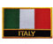 Uijokdef 1 x Aufnäher mit Italien-Flagge, zum Aufbügeln oder Aufnähen, bestickt, taktisch, Militär, Nationalflagge