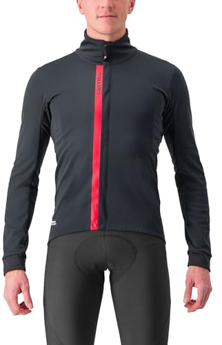 CASTELLI 4523508-085 ENTRATA JACKET Jacket Unisex LIGHT BLACK/RED Größe XL
