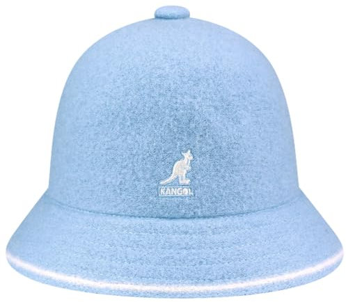 Kangol Unisex Streifen, lässig Baskenmütze, Weiß (Glacier/Off White), M