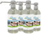 Vindi Désinfectant solution hydroalcoolique - Lot de 4 flacons pompe de 500ml - Fabrication Française - 76% d'alcool - Désinfection des mains et des surfaces