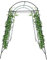 1,15 x 1,83 x 2,3 m - Treillis pour plantes grimpantes en plein air - Treillis de jardin - 3 tubes d'arche - Largeur réglable - Panneaux en fil de fer