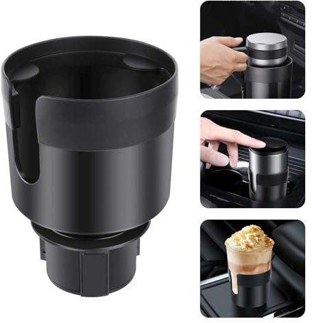 Auto Getränkehalter, Auto Getränkehalterung Auto Becherhalter Universeller Cup Verstellbarer Becherhalter Flaschenhalter Auto Lüftungshalterung für Aschenbecher, Kaffeebecher und Getränkedose