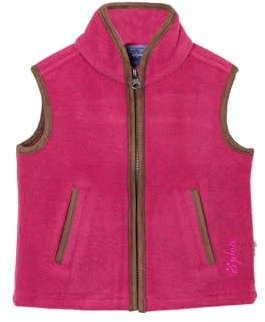 Kid's Fleece Waistcoat Sleeveless Jacket Zip Up Gilet Vest in 3 Colours