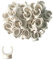 CZAKOMIX Lot De 40 Colliers De Serrage En Pex, Clips De Tuyau En Plastique, Crochets En U De 25 mm, Pour La Plomberie Et La Tuyauterie, Vis Non Incluses(Blanc)