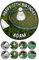 Edible 7 round Badminton Personalised cake topper and 8 x 2 cupcake toppers Premium icing paper - roulette