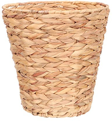 FONDOTIN Cestino Per La Spazzatura Intrecciato Cestino Multifunzionale Per Riporre I Vestiti Per Uso Decorativo in Ufficio E in Casa