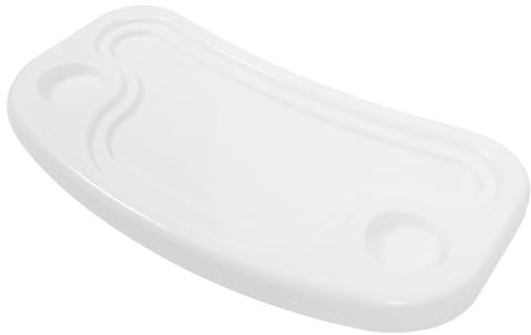 HEMOTON Piastra per sedia da pranzo per seggiolone vassoio per seggiolone seggiolino per neonati seggiolino per superiore vassoio in plastica per seggiolone bianca