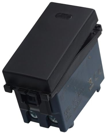 Interruttore 16A, Moduli neri, Compatibile Con Vimar Arke', frutti, interruttori, pulsanti, deviatori, dimmer, sensori, PIR, buzzer, Per Placche originali e compatibili