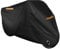 Motorcycle Cover Waterproof Outdoor, Oxford Fabric Motorbike Cover with Lock Holes, Motorcycle Covers for Outside Storage (116 x 41 x 50 inch)