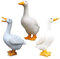 Statue de canard en résine avec fontaine pour jardin, améliore l'esthétique extérieure (#1)