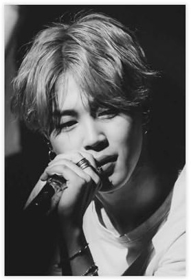 SHGJE Kpop BTS JiMin Poste Leinwandposter, ungerahmt, 30 x 45 cm